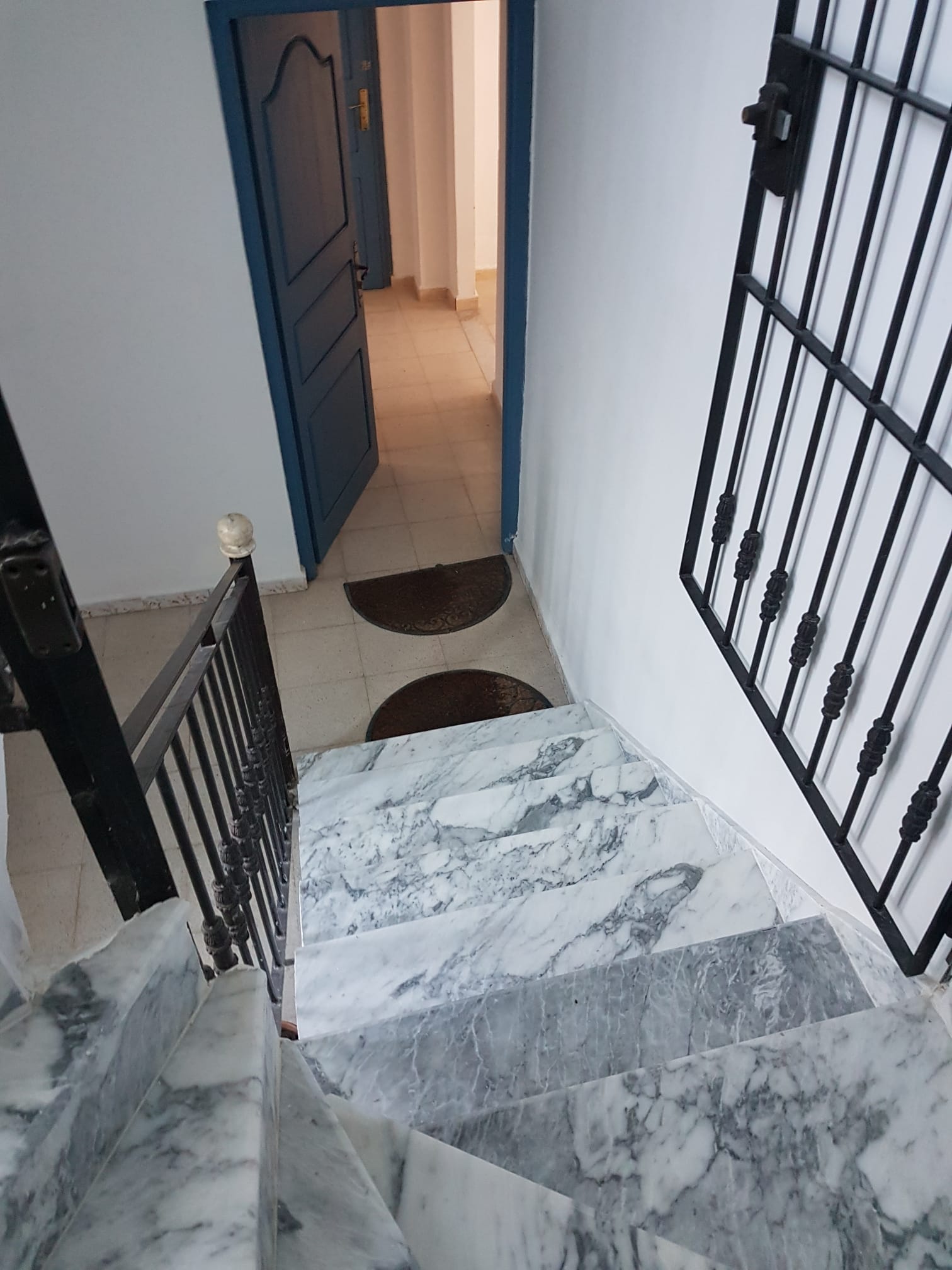 Escalier en marbre interieur